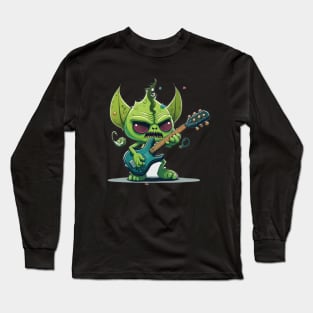 rock alien Long Sleeve T-Shirt